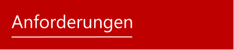 Anforderungen